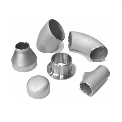 Screwed Threaded Stainless Steel Pipe Fittings Food Grade 316L ISO9001